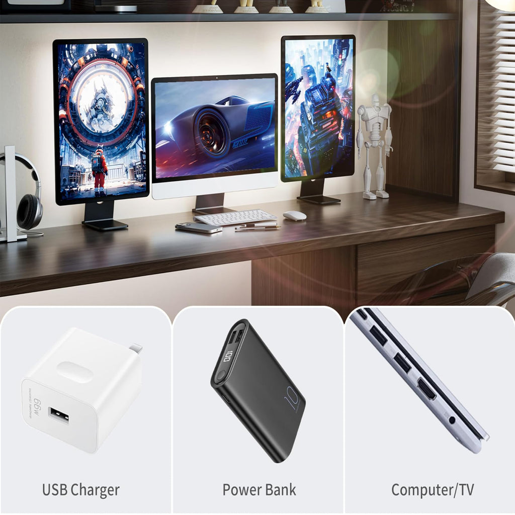 Usb Led Strip Lights, 3.28Ft Cob Light Strip White, Short Led Strip Light, Flexi