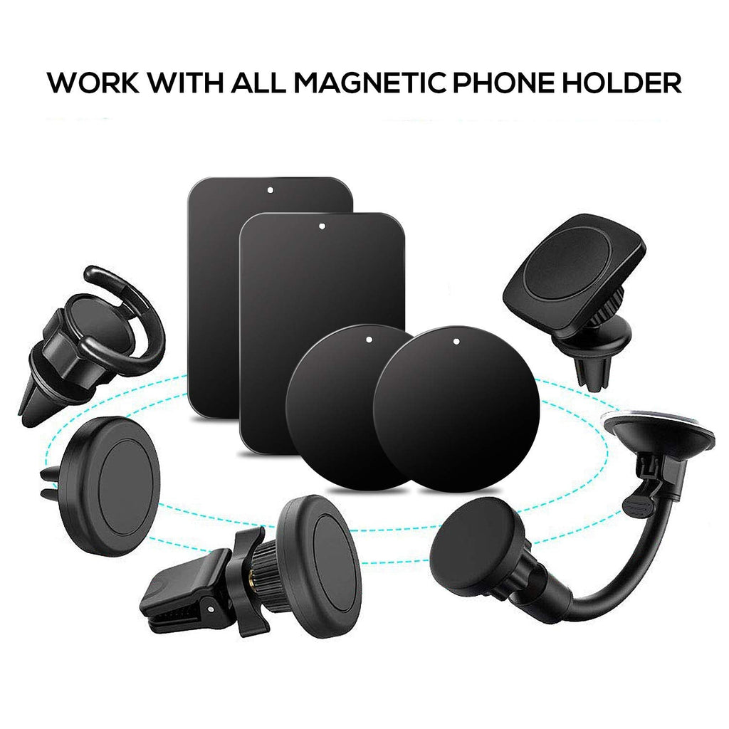 Magnetic Phone Mount - 4 Packs Universal Ultra Thin B