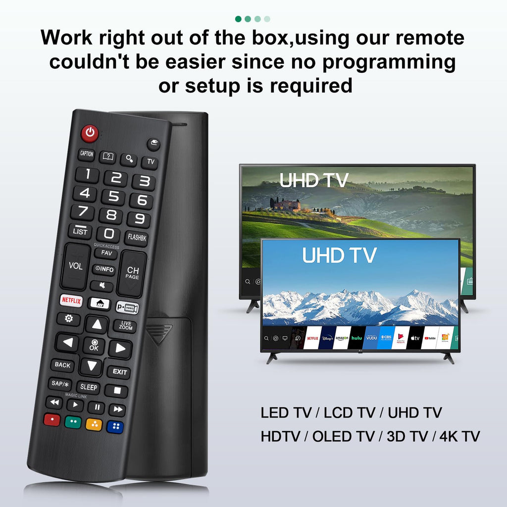 2】 For Lg Smart Tv Remote Control Replacement，Universal For All Lg Smart Tvs