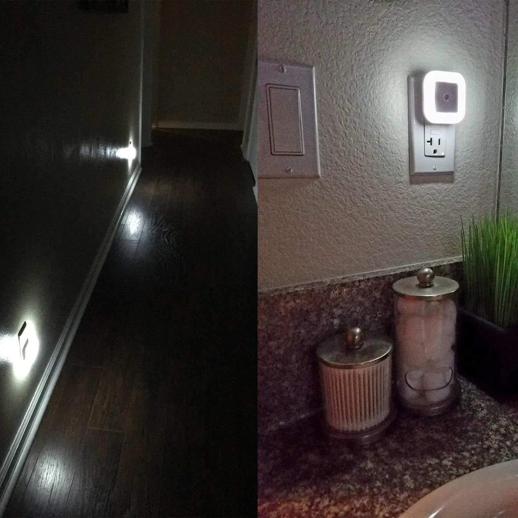 Night Light Lamp With Smart Sensor Dusk To Dawn Sensor, Daylight White, 0.5W Plu