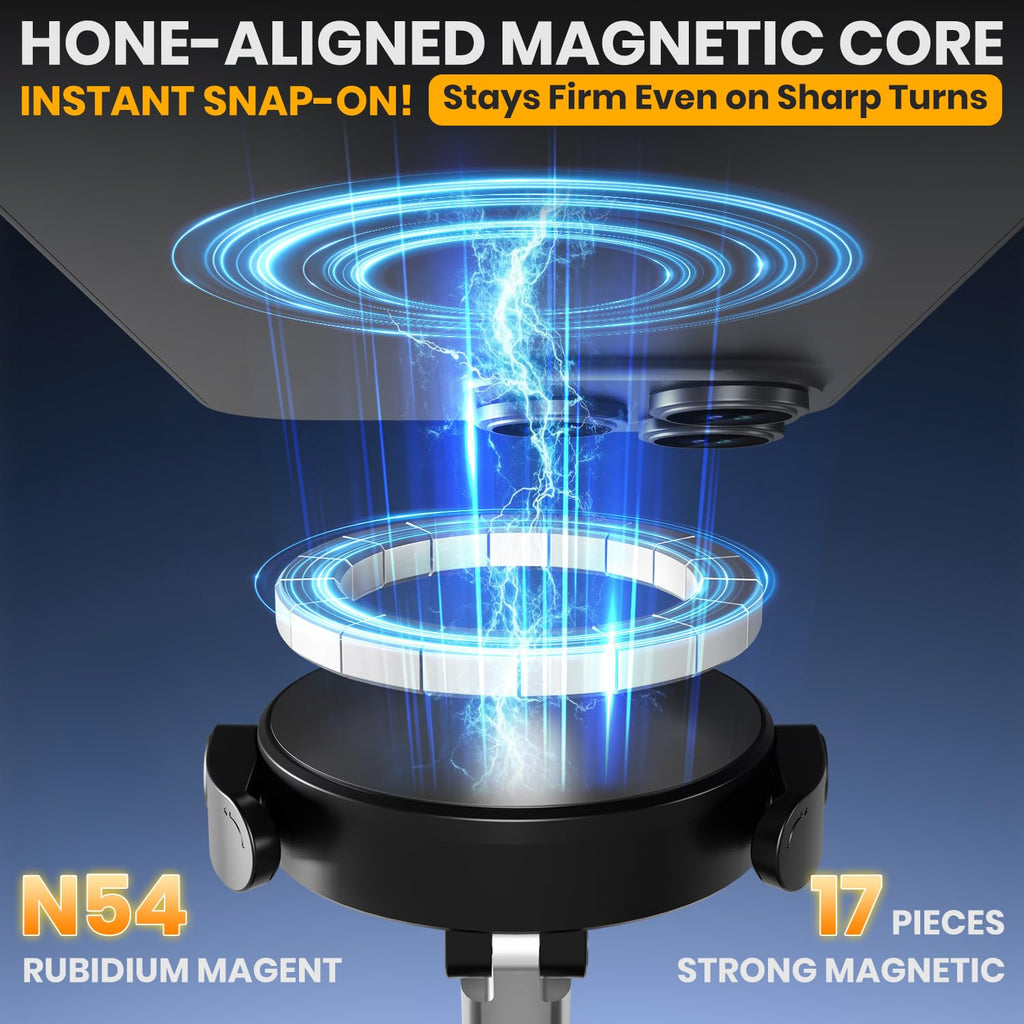 Adjustable Vacuum Magnetic Phone Holder, Vacuum Suction