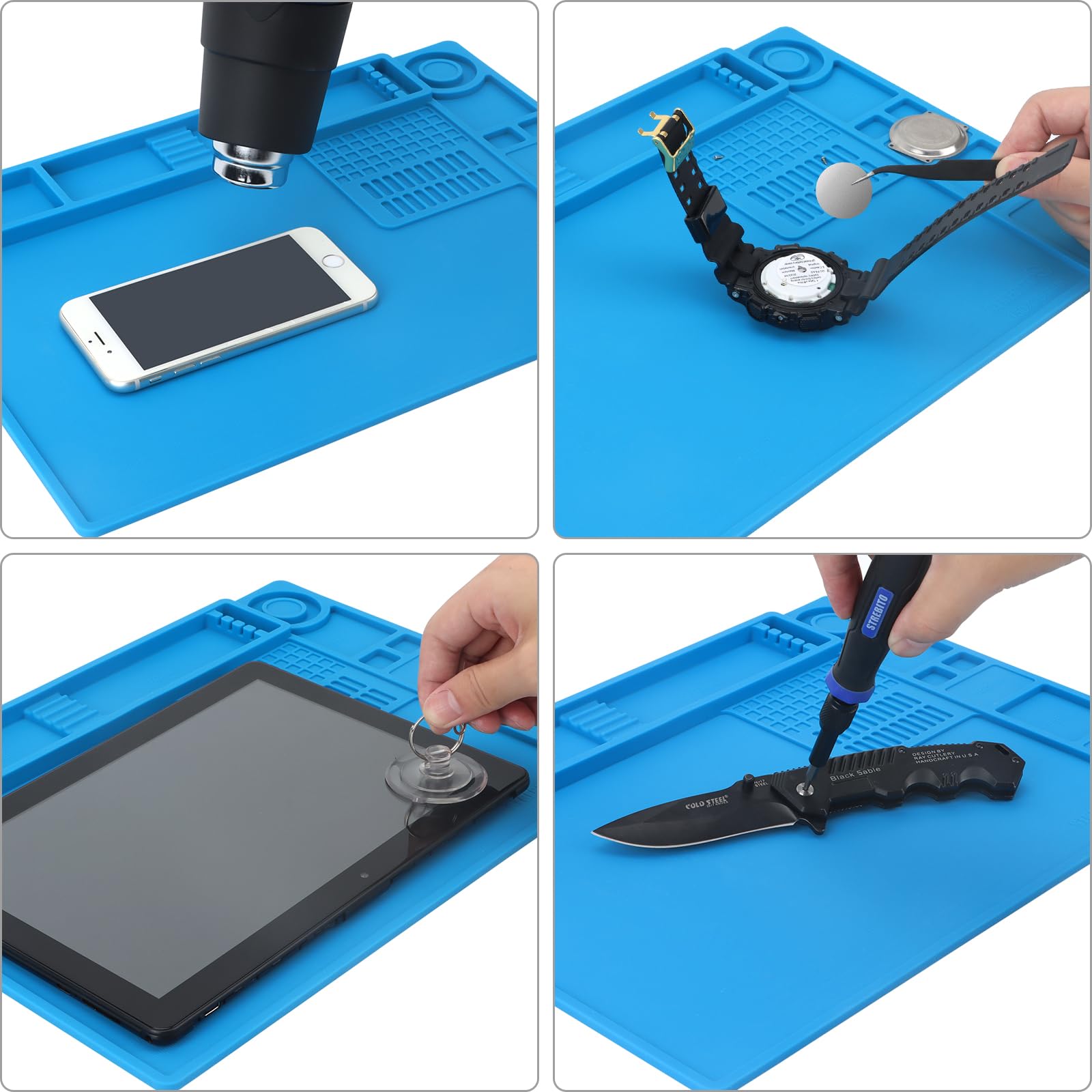 Mat Electronics Repair Mat, Silicone Work Mat Heat