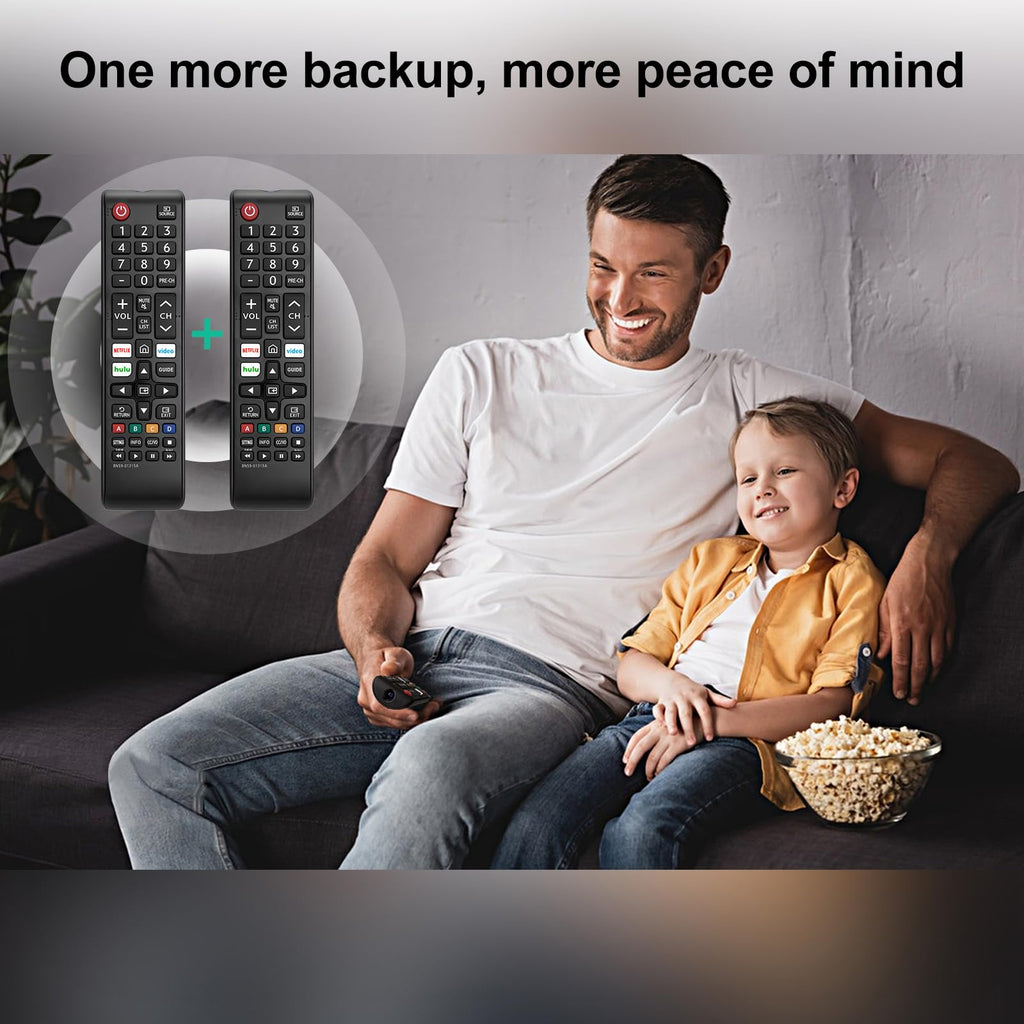 2】 New Universal Remote For All Samsung Tv Remote, Replacement Compatible For Al
