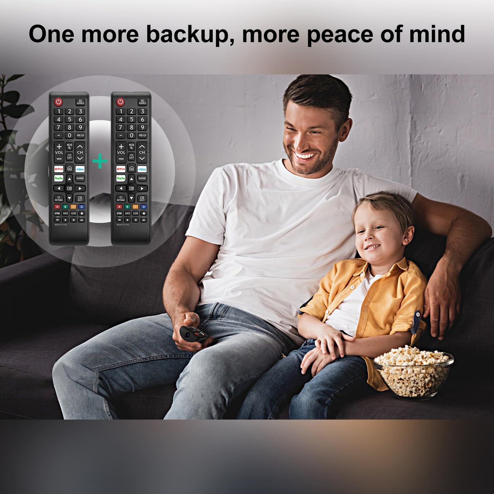 2】 New Universal Remote For All Samsung Tv Remote, Replacement Compatible For Al