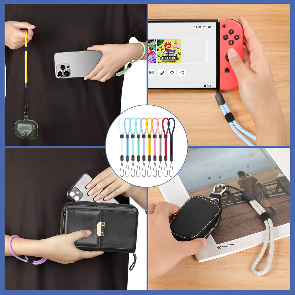 Wrist Strap Lanyard, Adjustable Nylon Colorful For Mobile Phone, Camara, Usb Fla