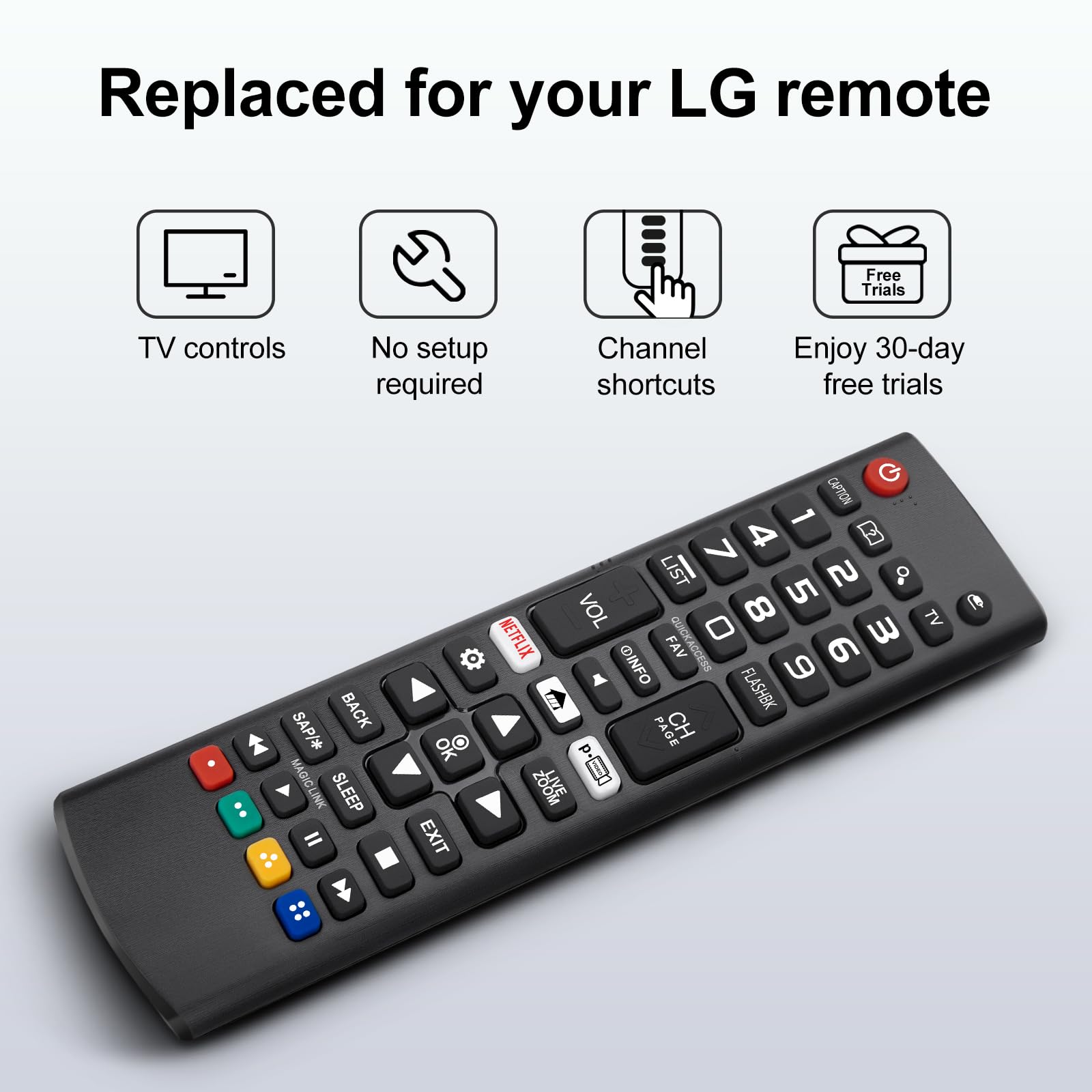 2】 For Lg Smart Tv Remote Control Replacement，Universal For All Lg Smart Tvs