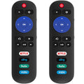 2 Universal Replace Remote Applicable For Tcl Roku Tv/Hisense Tv/Onn Tv/Philips