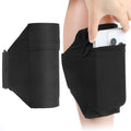 Leg Straps, Black Leg Phone Holder, Adjustable Cellphone Leg-Band For Women And