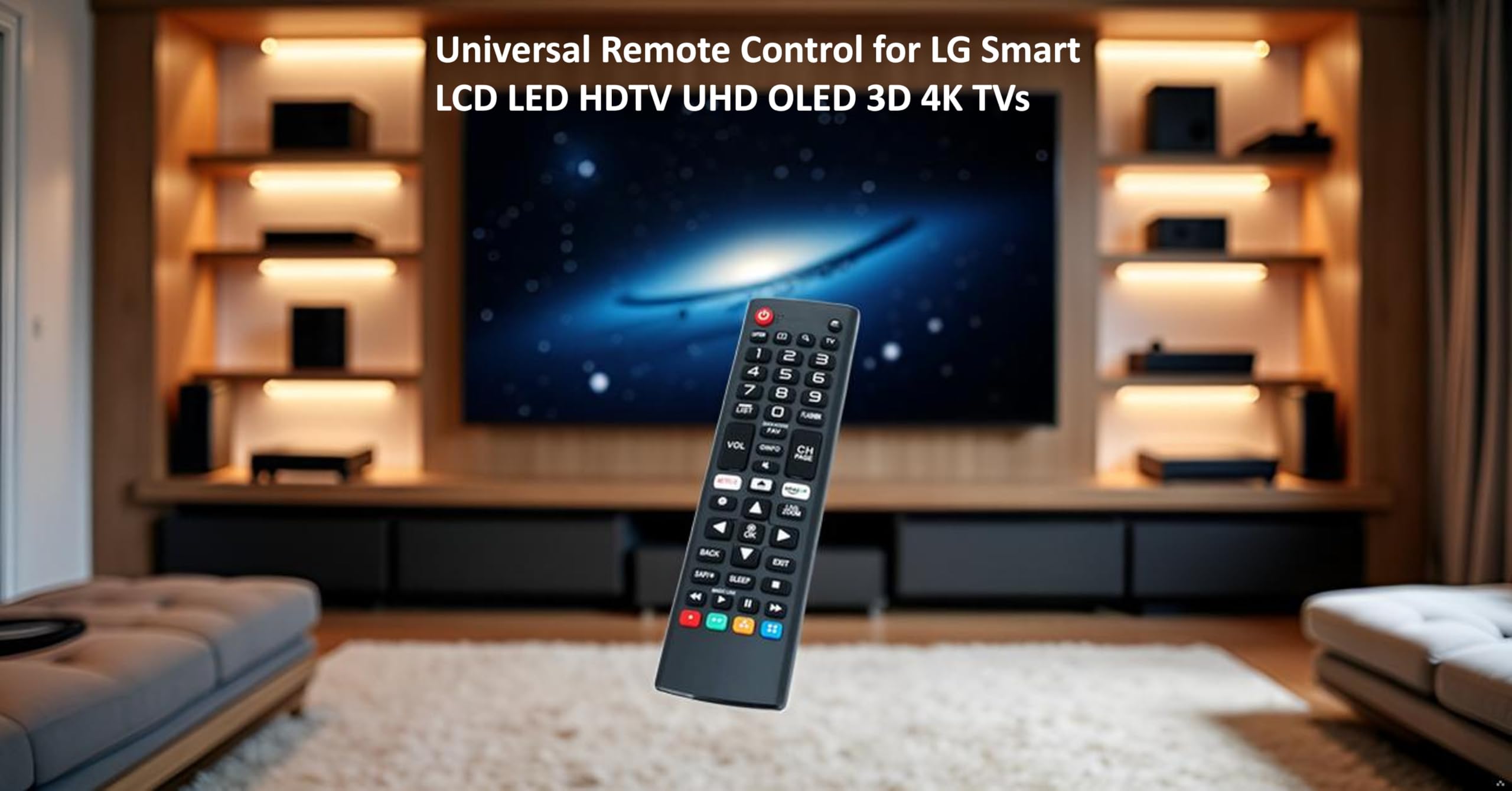 Control Replacement For Lg Smart Tvs All Models: Akb75095307 Akb74915305 Akb7537