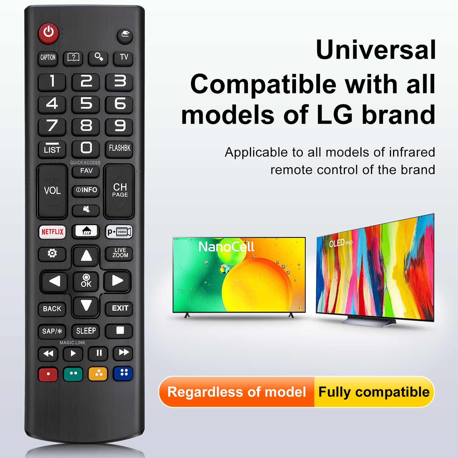 2】 For Lg Smart Tv Remote Control Replacement，Universal For All Lg Smart Tvs
