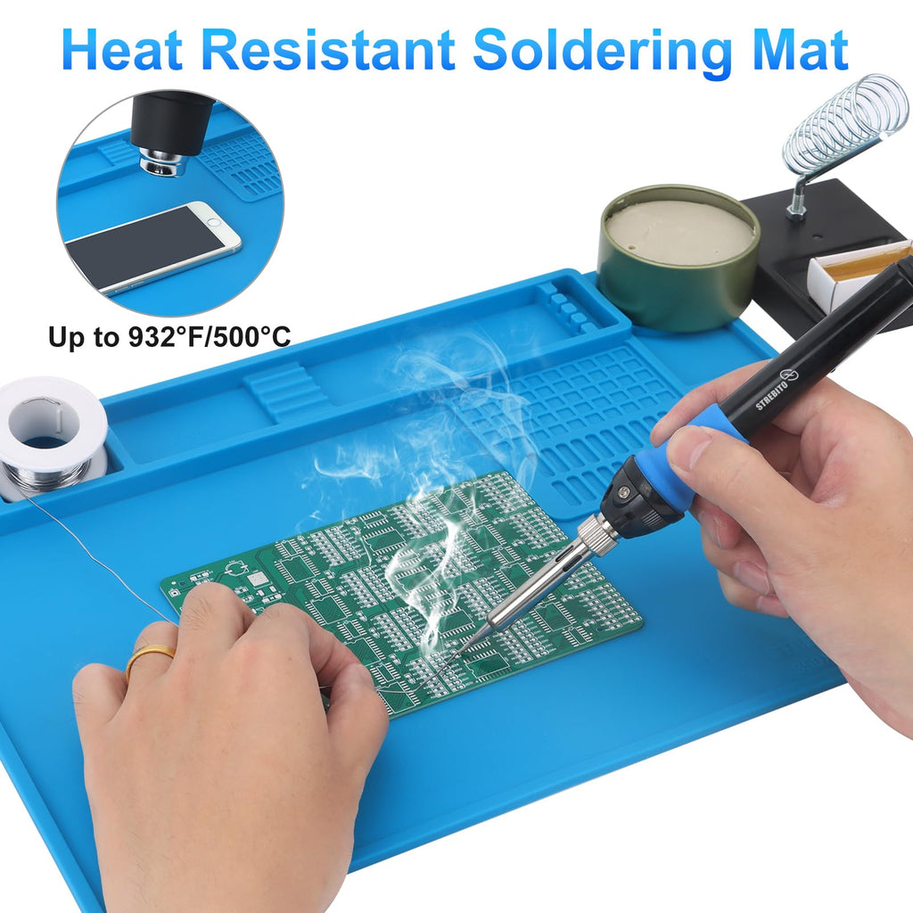 Mat Electronics Repair Mat, Silicone Work Mat Heat