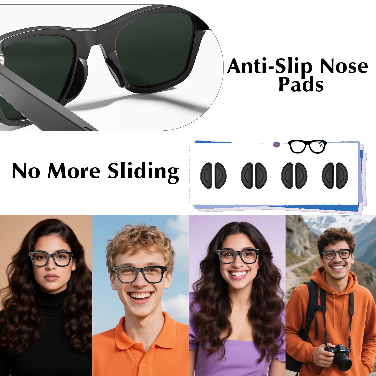 Accessories Kit For Ray-Ban Oakley/Meta Wayfarer/Headlin