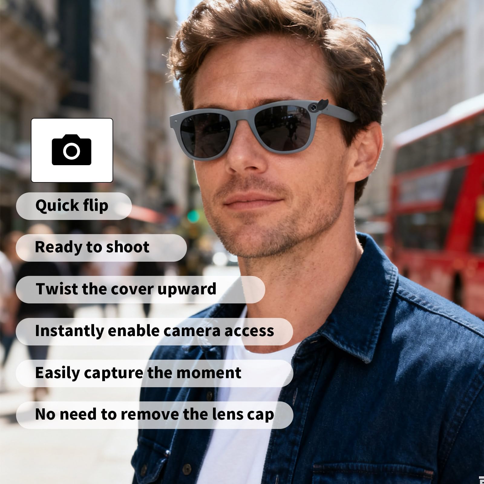 Glasses Accessories Set For Meta, Include 3 Flip-To-Open
