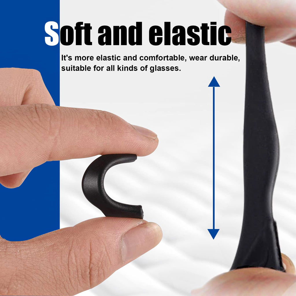 Ear Grips -20 Pairs Eye Glasses Ear Grippers Anti-Sl
