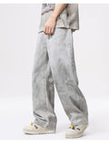 Men's Vintage Wash Wide Leg Jeans