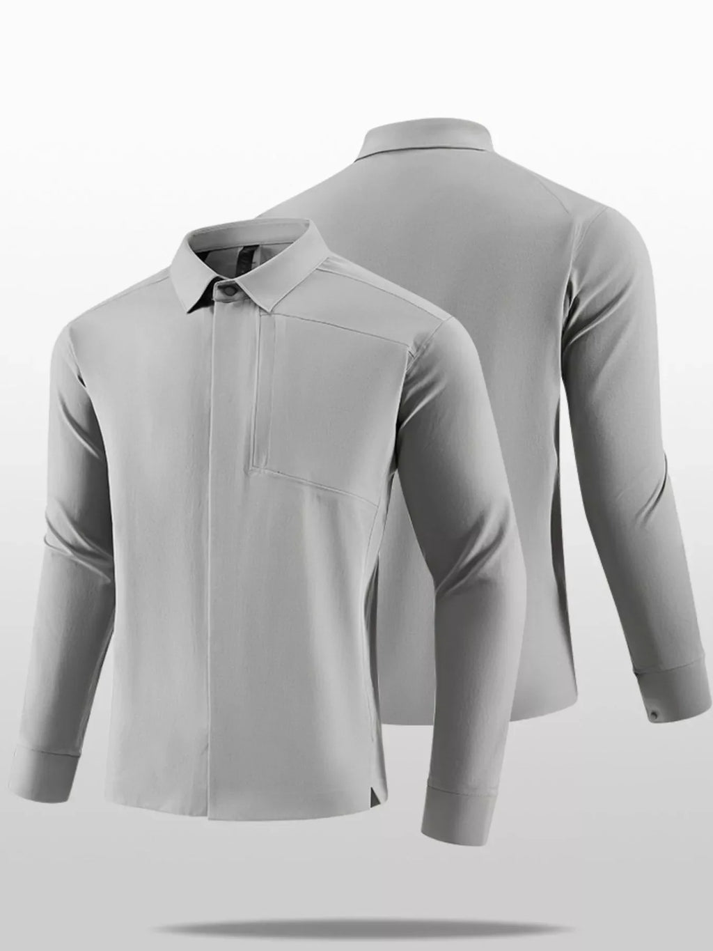 Men's Plus Size Slim Fit Long Sleeve Windbreaker Jacket