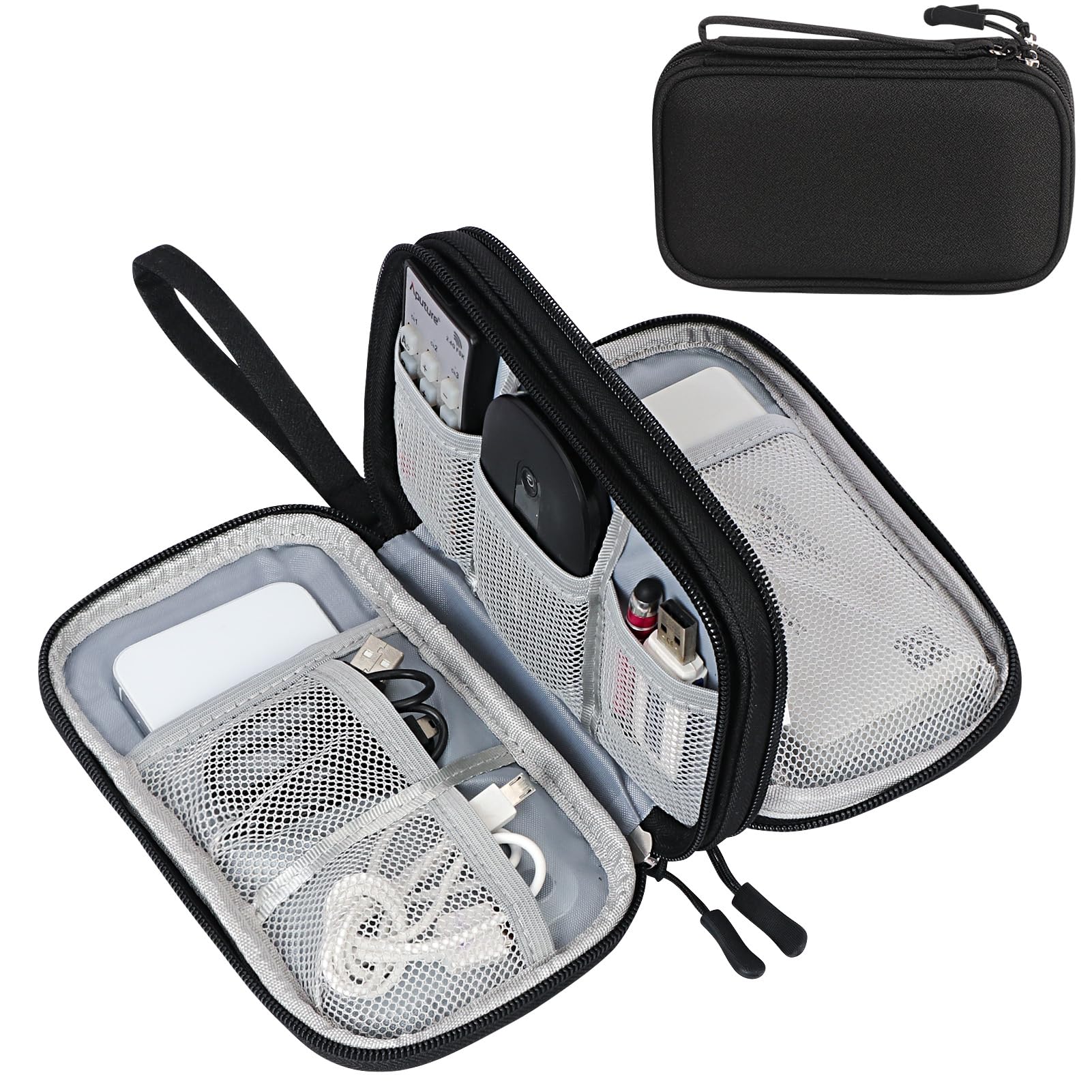 Organizer, Travel Cable Organizer Bag Pouch Electronic