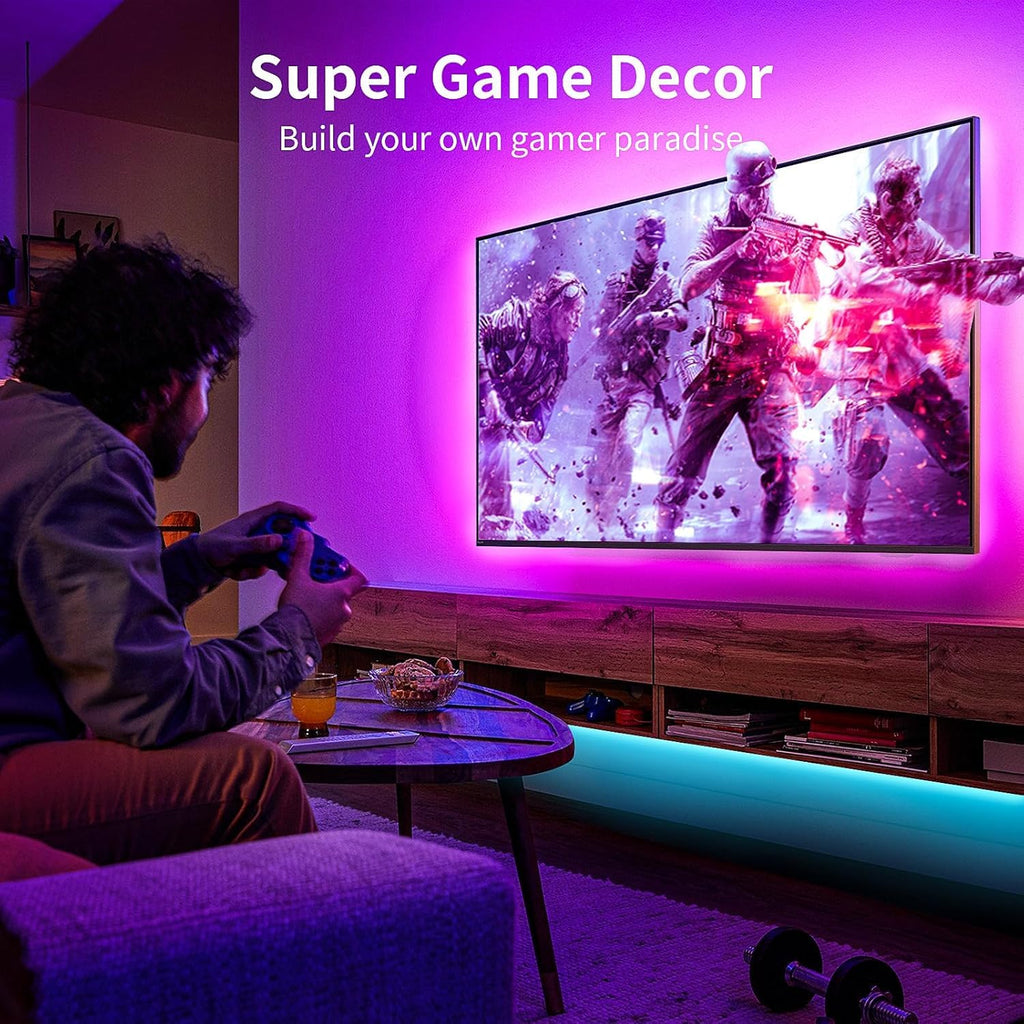 Lights For Tv, 13.1Ft Tv Led Backlight For 40-55Inch Tvs Rgb Tv Backlight Behind