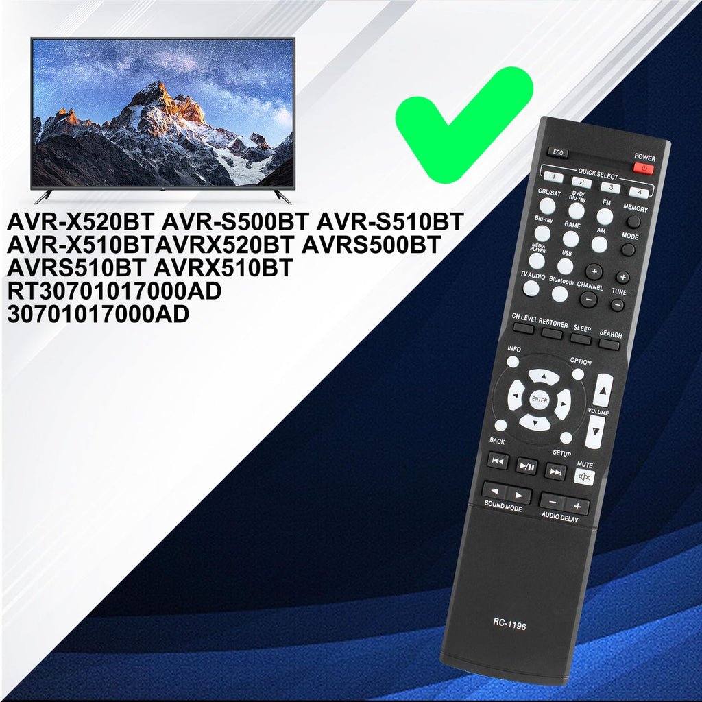 Remote Control Denon Av Receiver Avr-S500Bt Avr-S510Bt Avr-X520Bt Avr-X510Bt