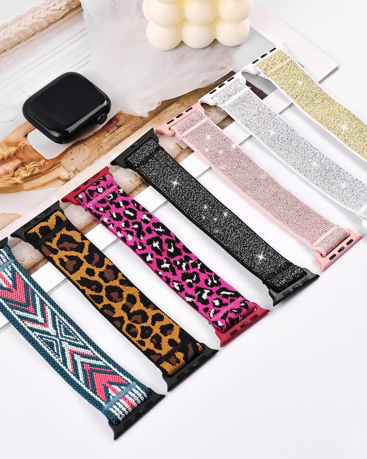 Loop Band Apple Watch 38Mm 40Mm 41Mm 42Mm 44Mm 45Mm 46Mm 49Mm Women Men, Boho El