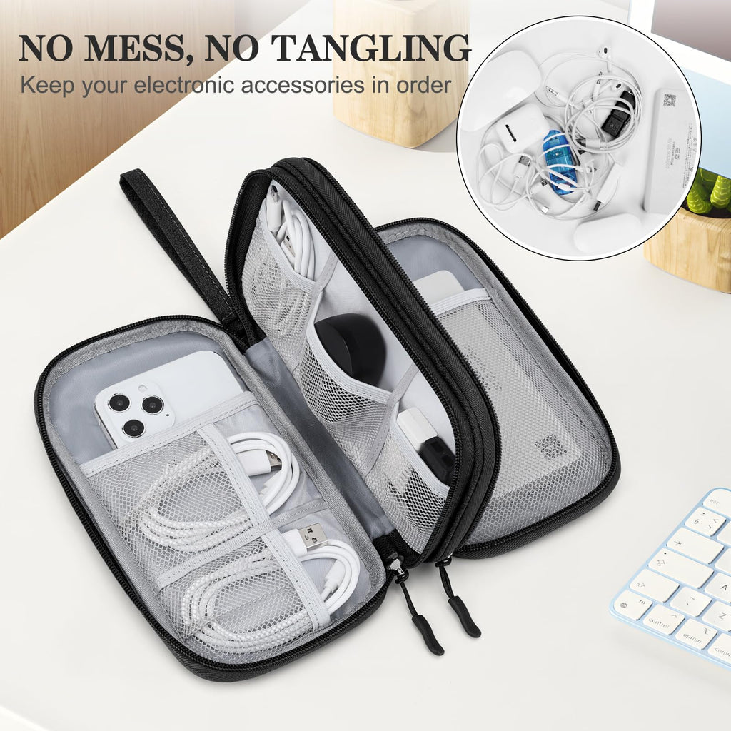 Organizer, Travel Cable Organizer Bag Pouch Electronic