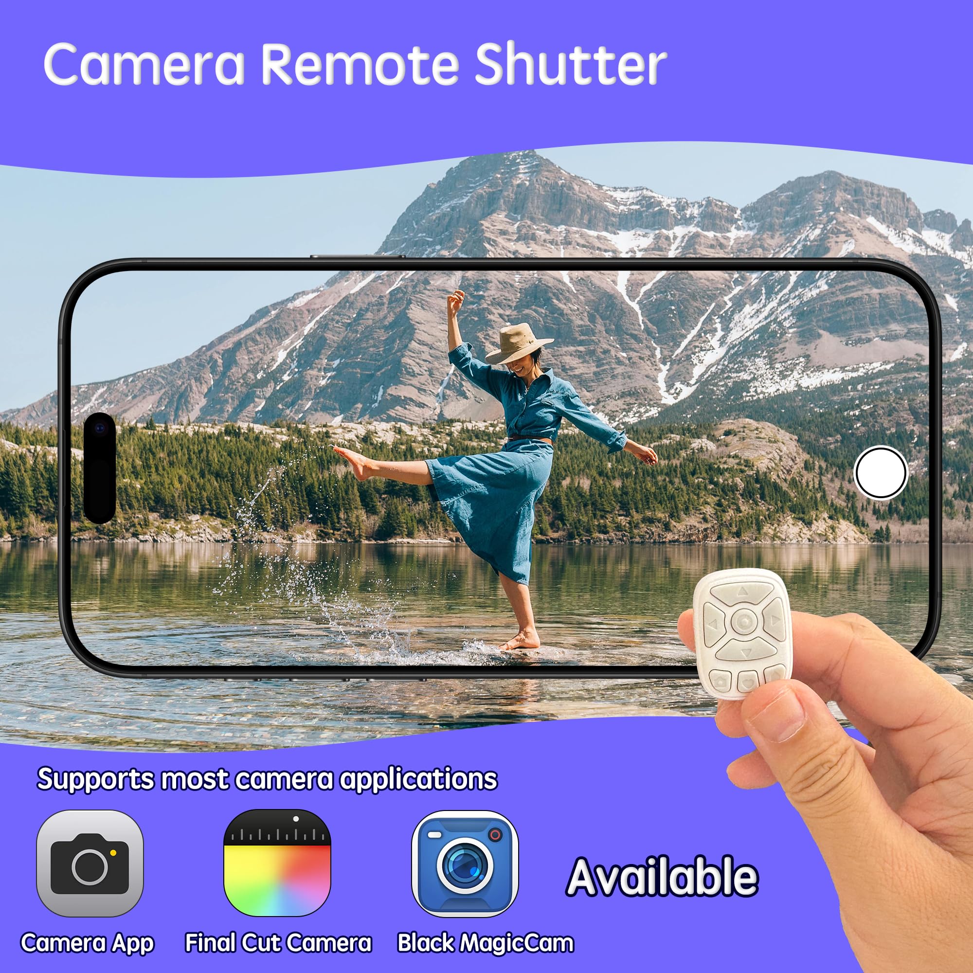 Scrolling Ring – 8-Button Finger Tip Remote, With Camer