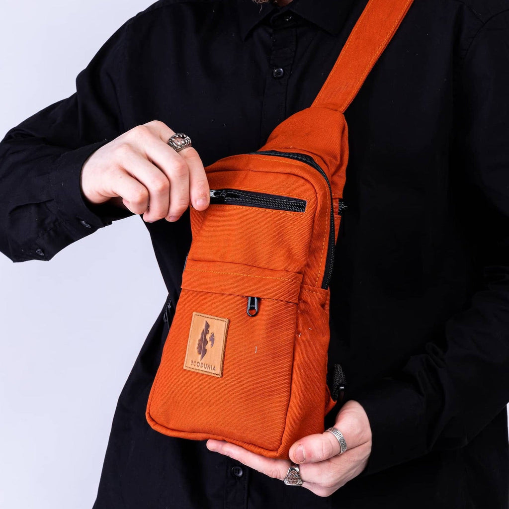 Large Canvas Crossbody Sling Bag for Men & Women | Umoja