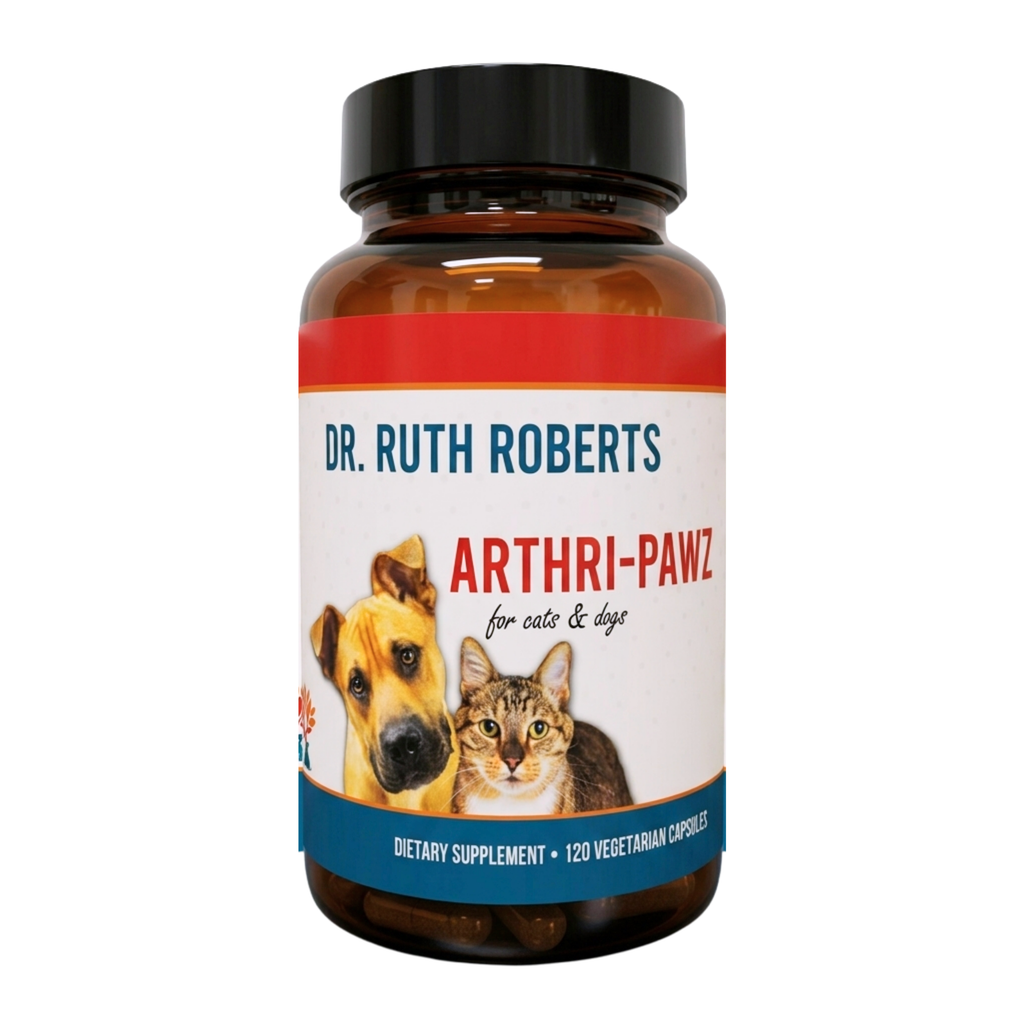 Arthri-Pawz — Glucosamine, MSM, Green-Lipped Mussel & UC-II Collagen for Dogs & Cats | Dr. Ruth Roberts