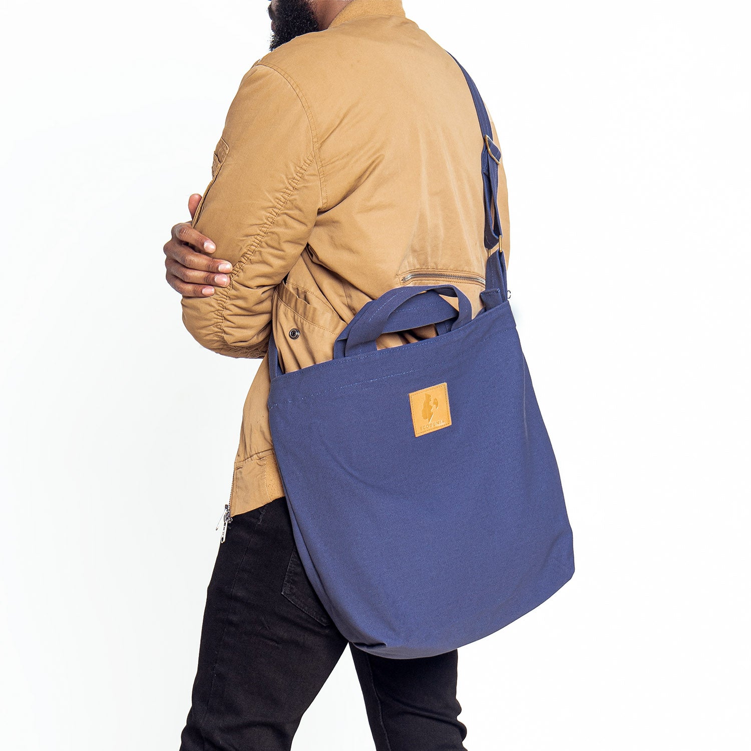 Canvas Carry-All Crossbody Bag for Men & Women | Amani