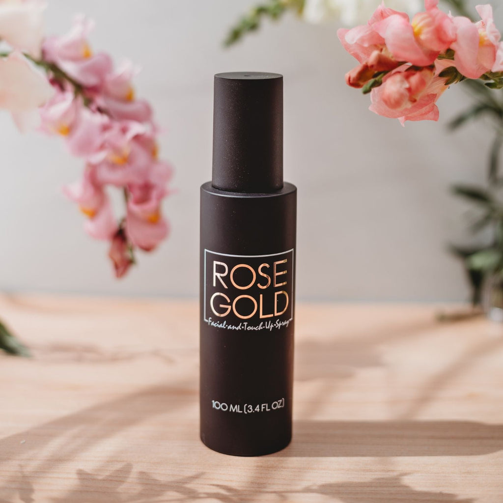 Facial Tanning Mist — Clear Tanning Water for Face | Hydrating & Non-Comedogenic | Rose Gold Sunless