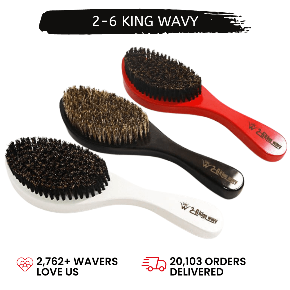 360 Wave Long Handle Curved Brush