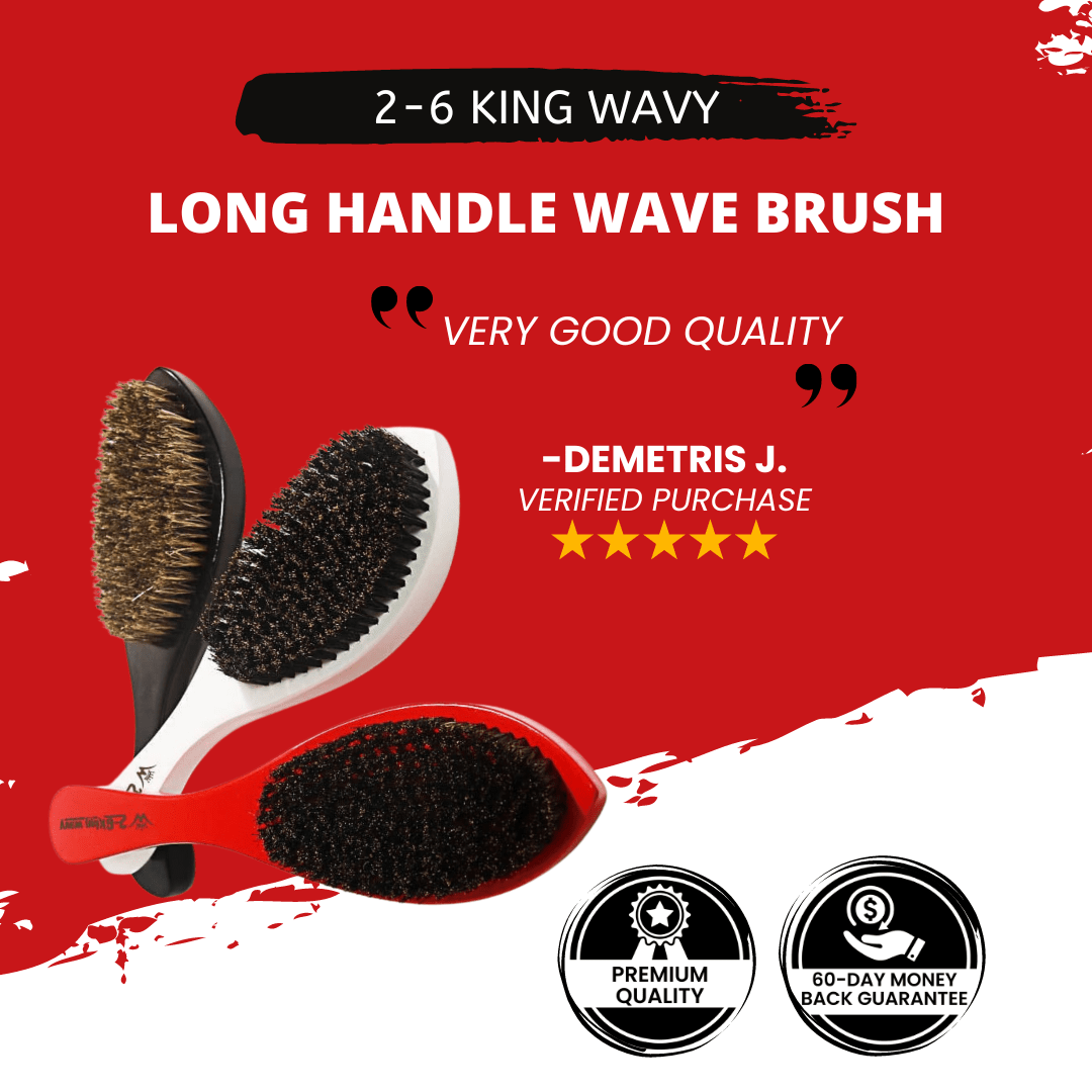 360 Wave Long Handle Curved Brush
