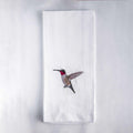 Bird Embroidered Cotton Tea Towels - Handmade Kitchen Gift