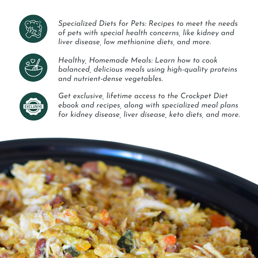 The Original CrockPET Diet™ — Ebook & Recipe Course for Dogs & Cats | Dr. Ruth Roberts