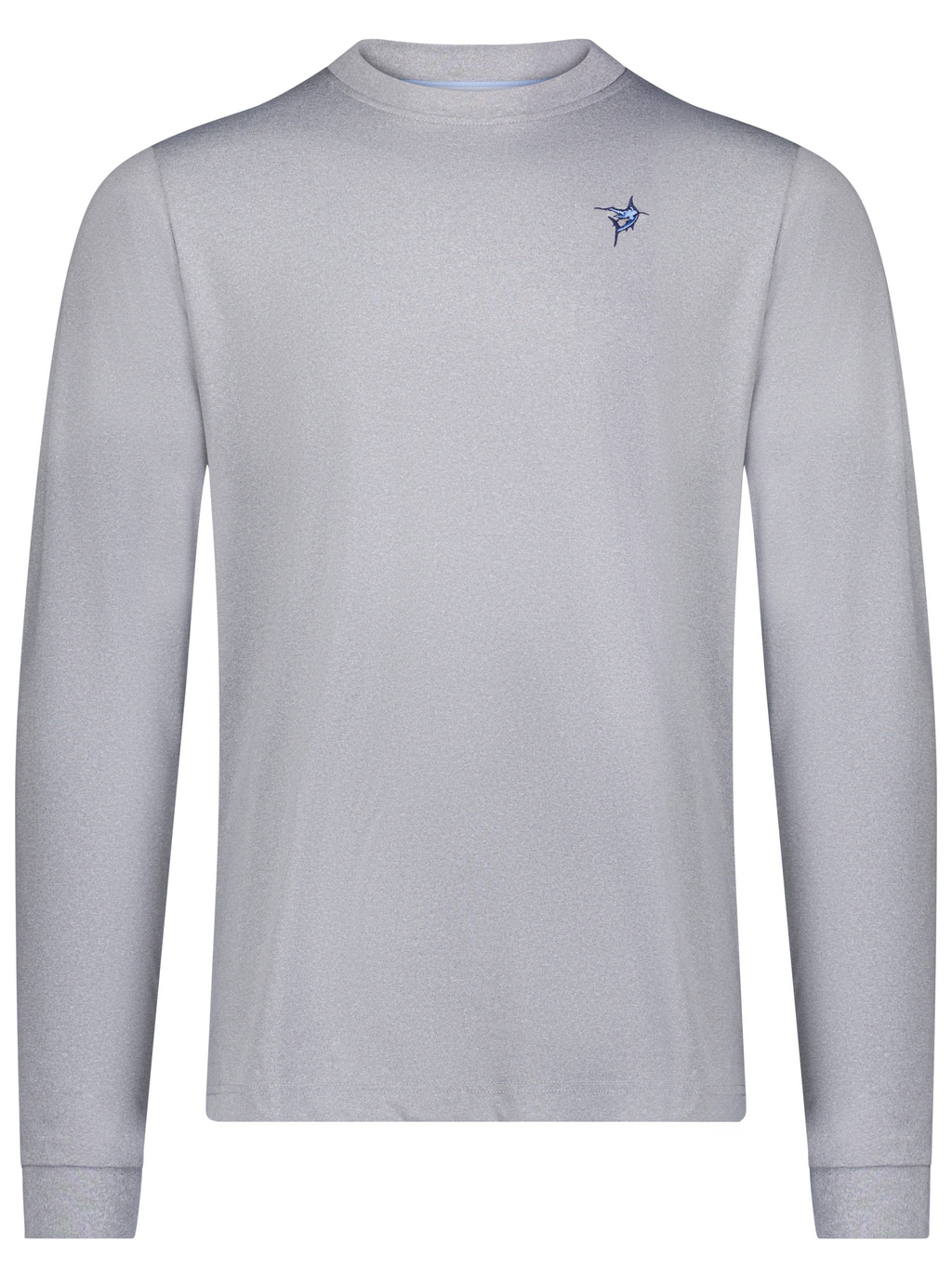Dockside Performance Long Sleeve — UV50, 360° Flex, Speed-Dry | Ocean Blue | White Water Life
