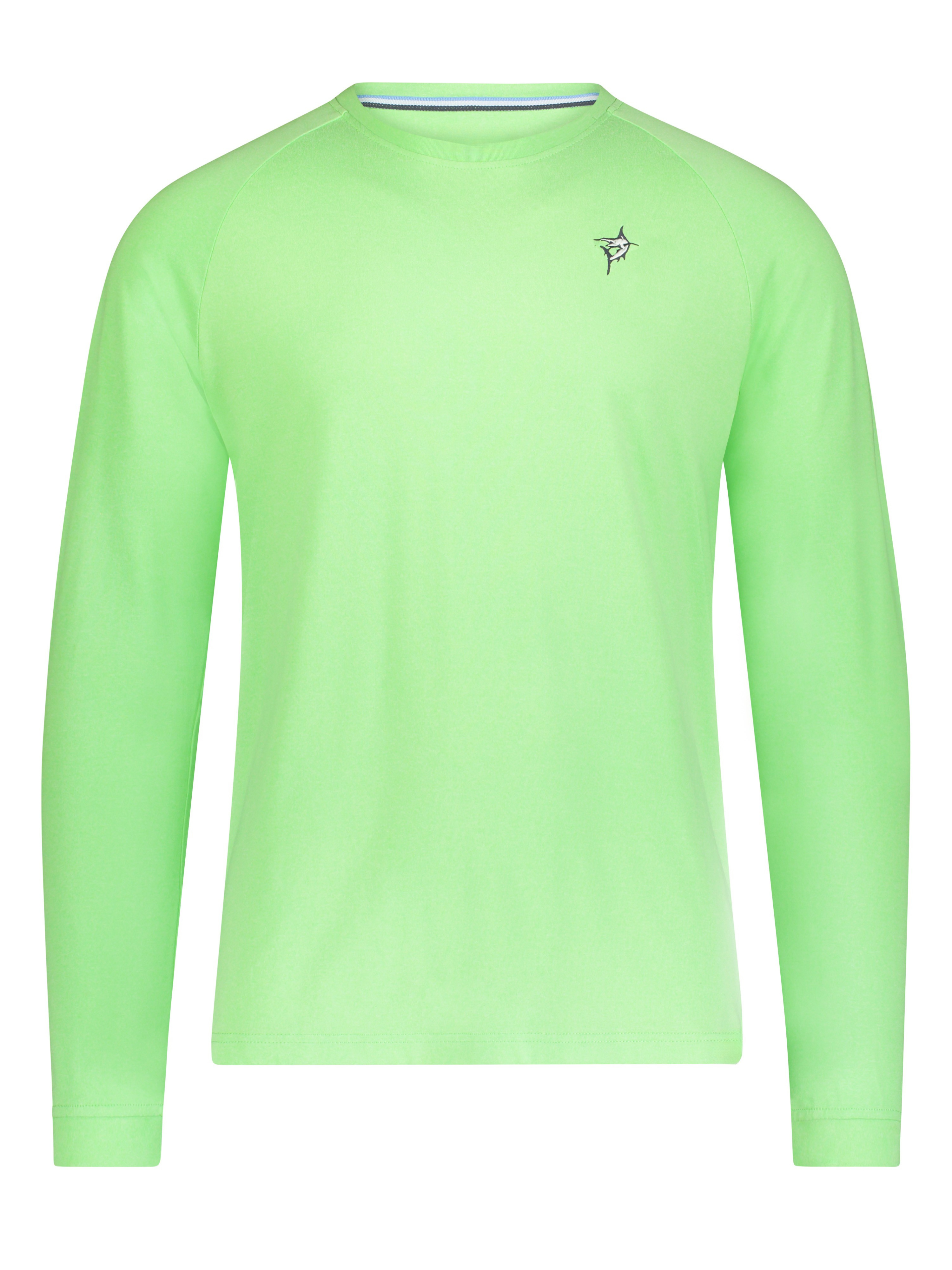 Dockside Performance Long Sleeve — UV50, 360° Flex, Speed-Dry | Ocean Blue | White Water Life
