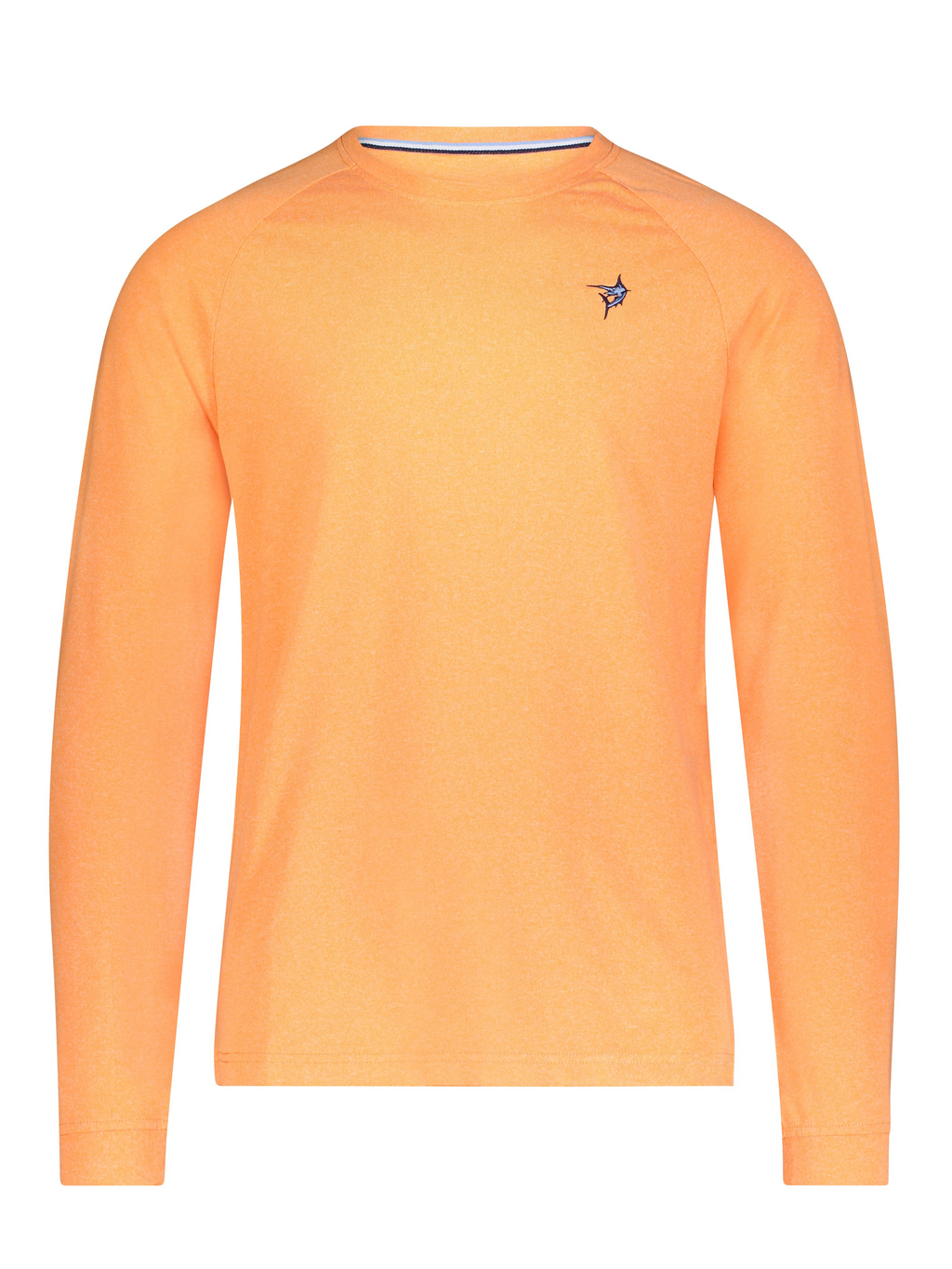Dockside Performance Long Sleeve — UV50, 360° Flex, Speed-Dry | Ocean Blue | White Water Life