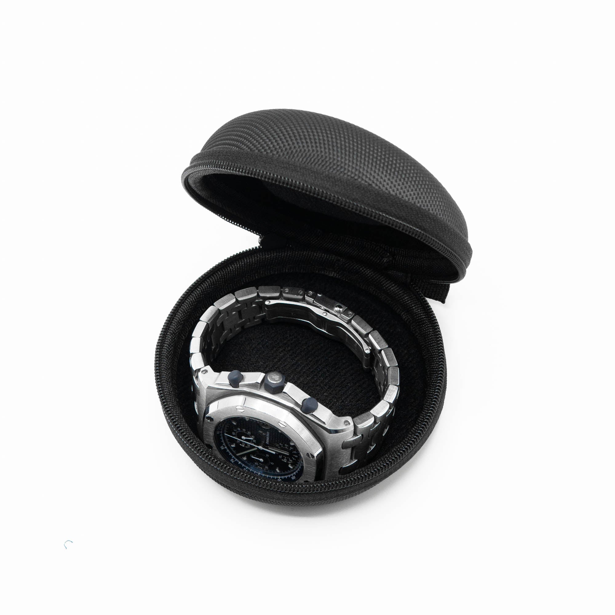 Robust Watch Travel Case — Hard-Shell Ballistic Nylon, Plush Interior | Robust