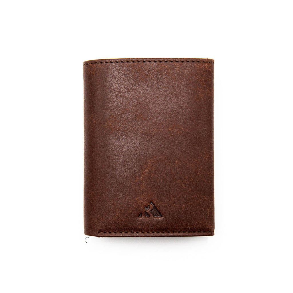 Robust Leather Wallet — Full-Grain Vegetable-Tanned, RFID Blocking, Pop-Up Card | Robust