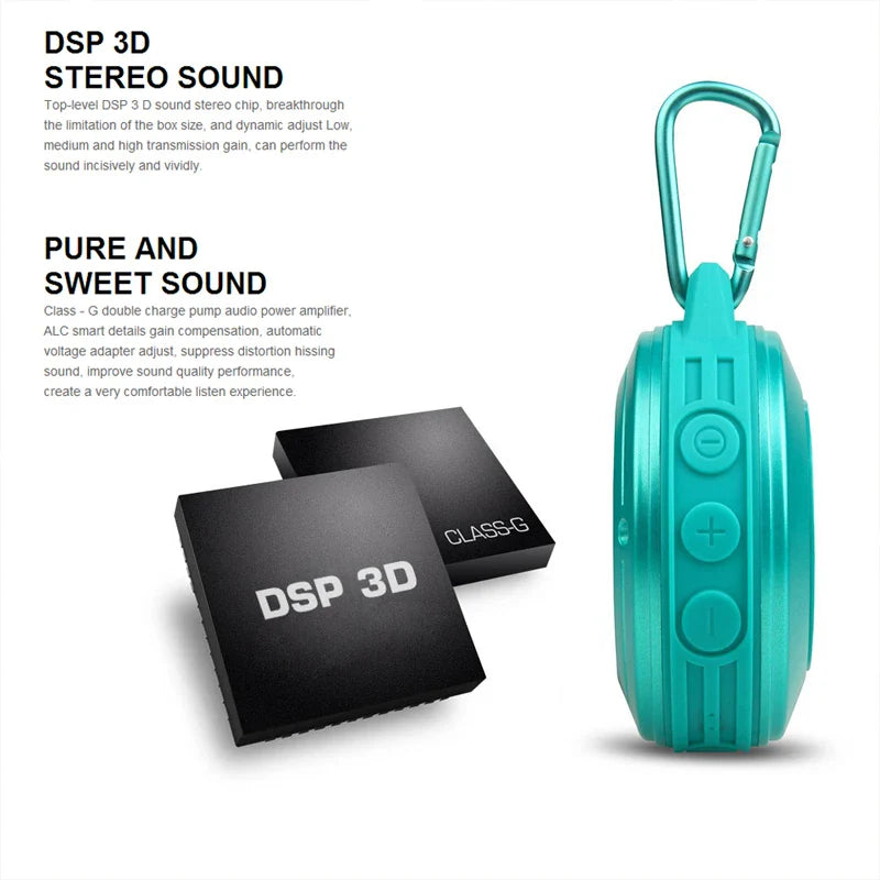 F10 Outdoor Wireless Bluetooth Speaker — IPX6 Waterproof, DSP 3D Sound | Electronics Den