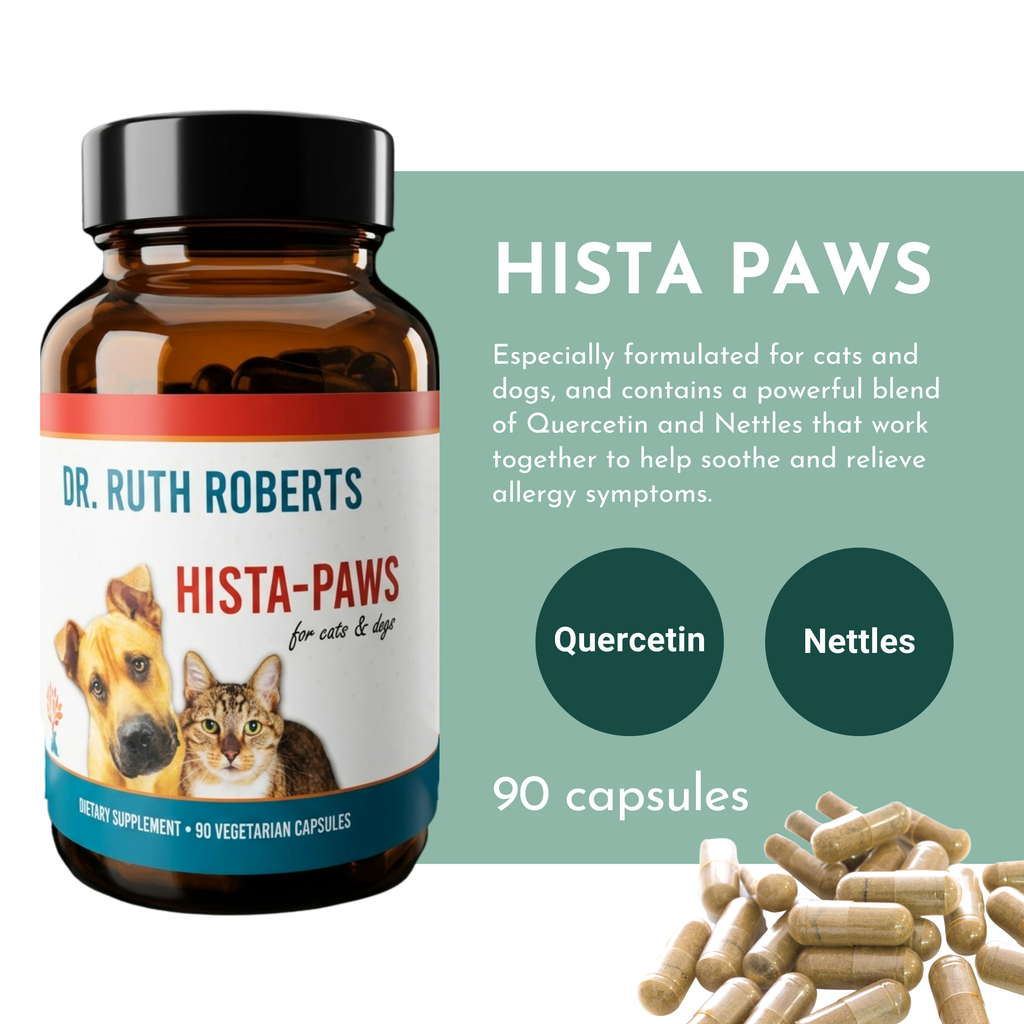 Hista Paws — Plant-Based Quercetin & Nettles Formula for Dogs & Cats | Dr. Ruth Roberts