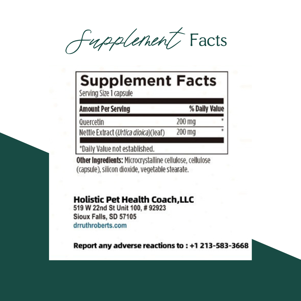 Hista Paws — Plant-Based Quercetin & Nettles Formula for Dogs & Cats | Dr. Ruth Roberts