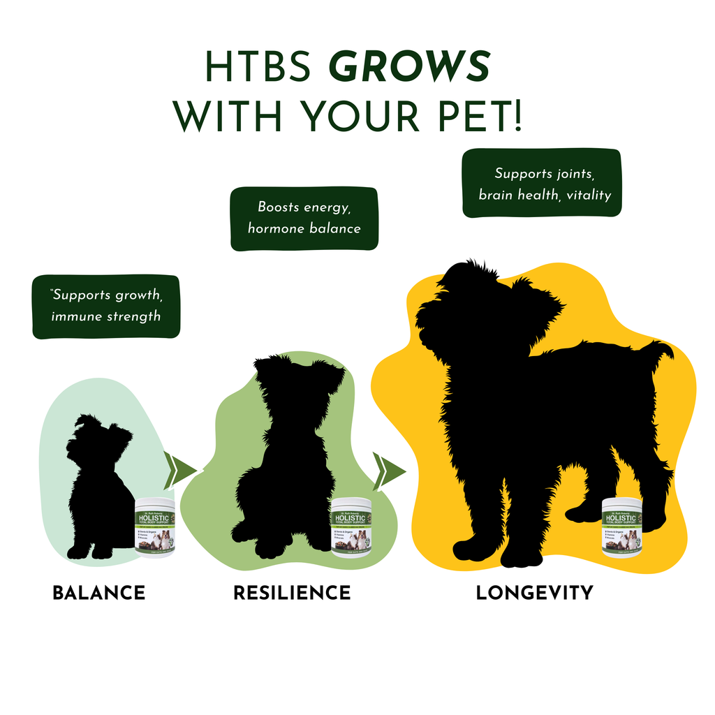 Holistic Total Body Support — Daily Multivitamin & Glandular Supplement for Dogs & Cats | Dr. Ruth Roberts