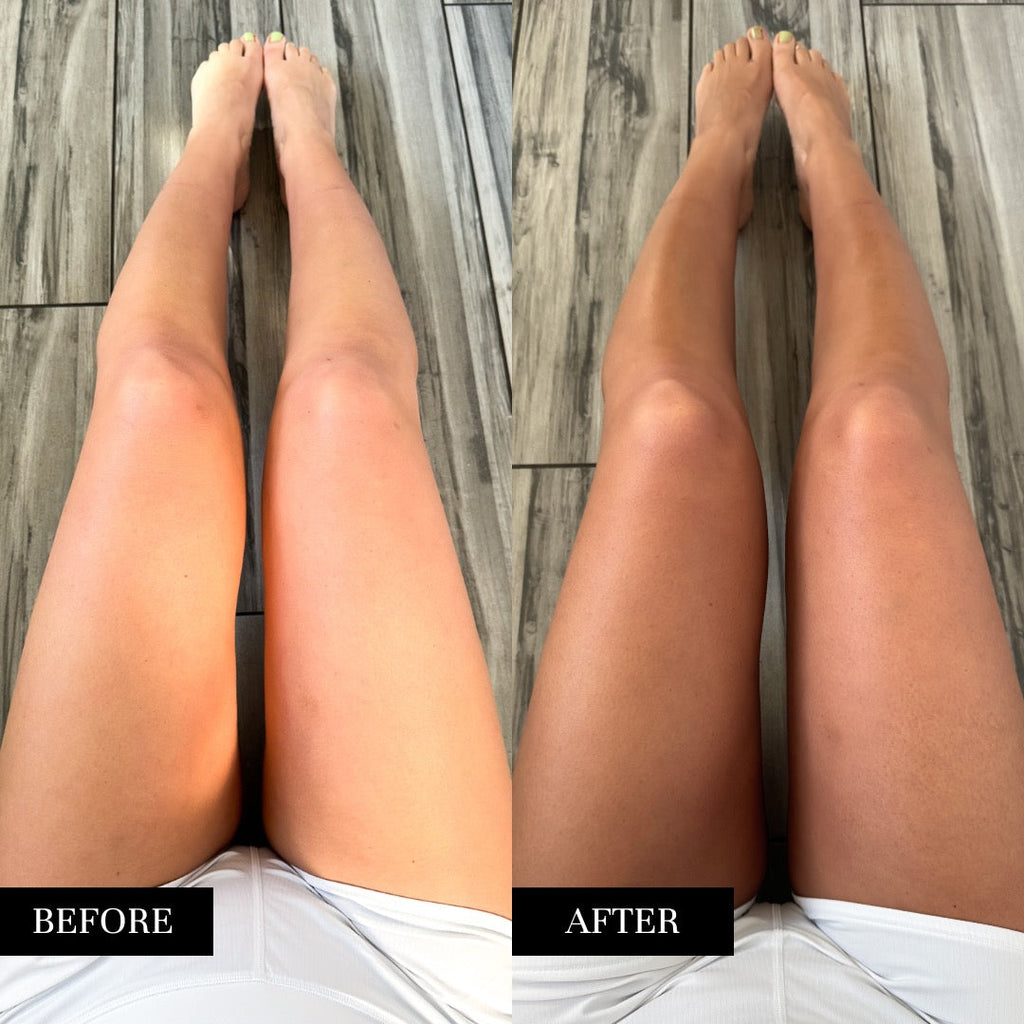 Rapid Rinse Self Tanning Mousse — Dark Neutral Bronze | 1–4 Hour Customizable Glow | Rose Gold Sunless