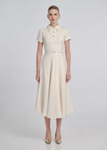 Polo Flared Midi Dress