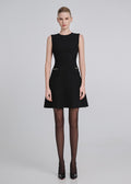 Embellished Pocket Mini Dress