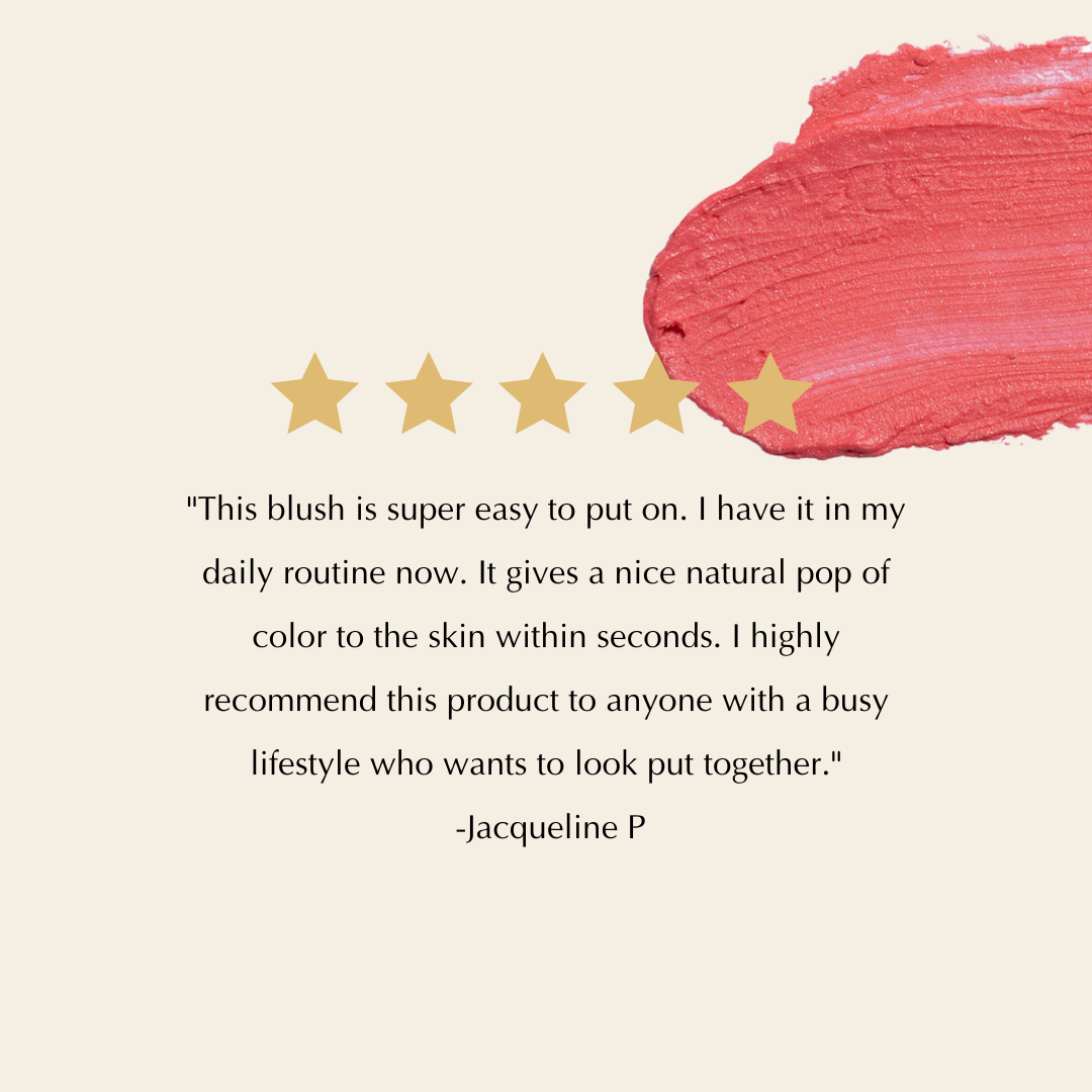 Compact Blush Stick for Cheeks, Lips, Eyes