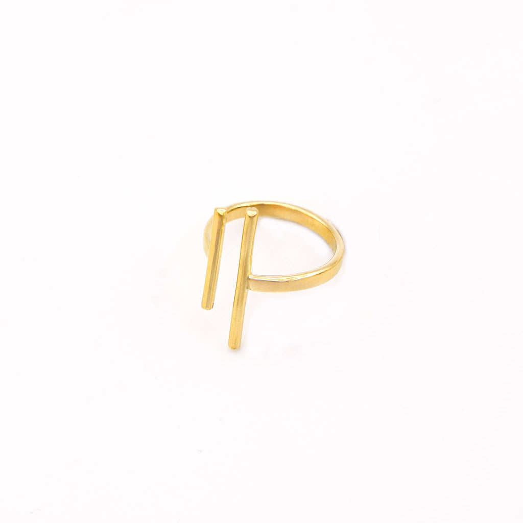 Double Parallel Bar Ring | Mazu