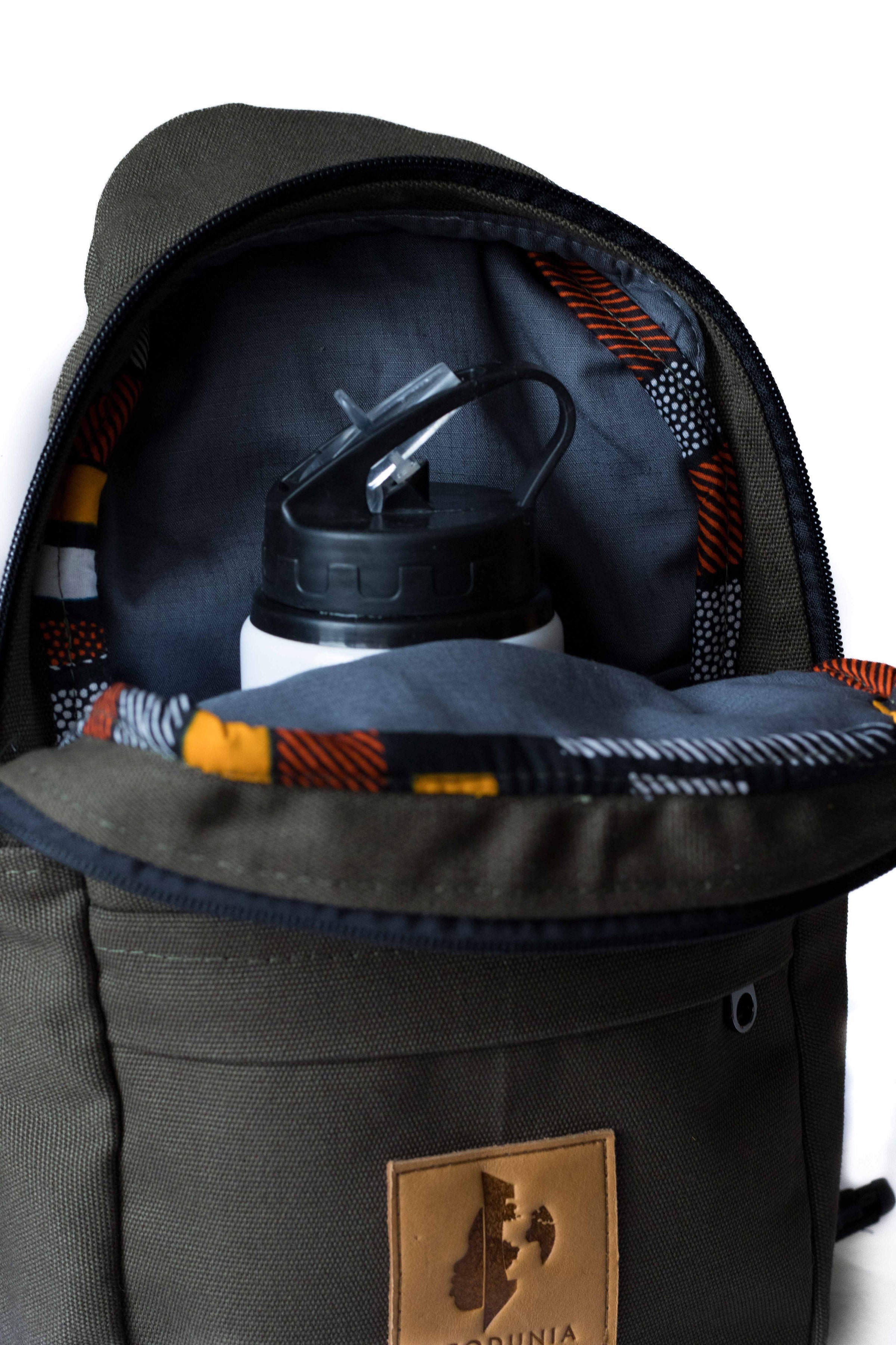 Large Canvas Crossbody Sling Bag for Men & Women | Umoja