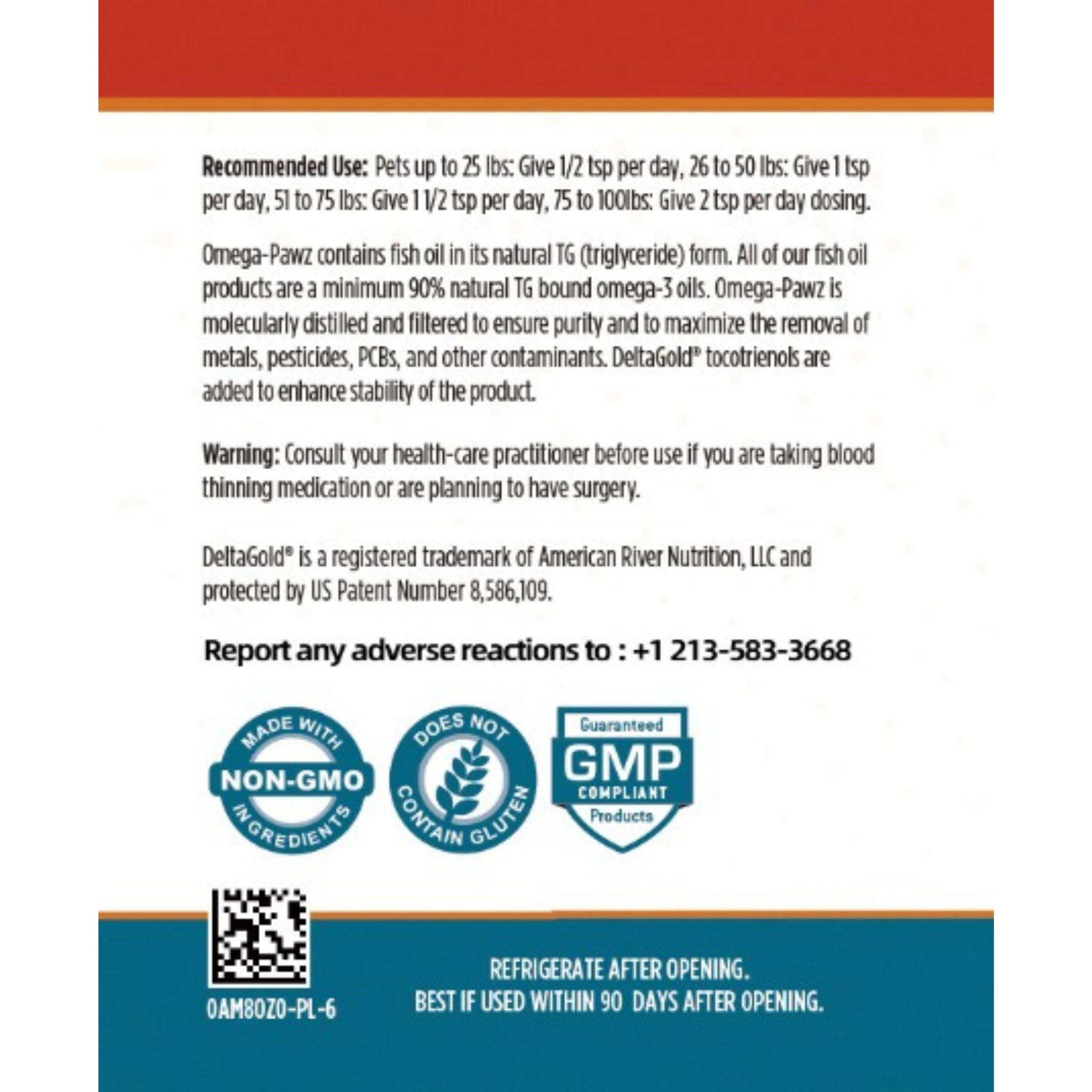 Omega Pawz — Liquid Omega-3 Fish Oil with EPA & DHA for Dogs & Cats | Dr. Ruth Roberts